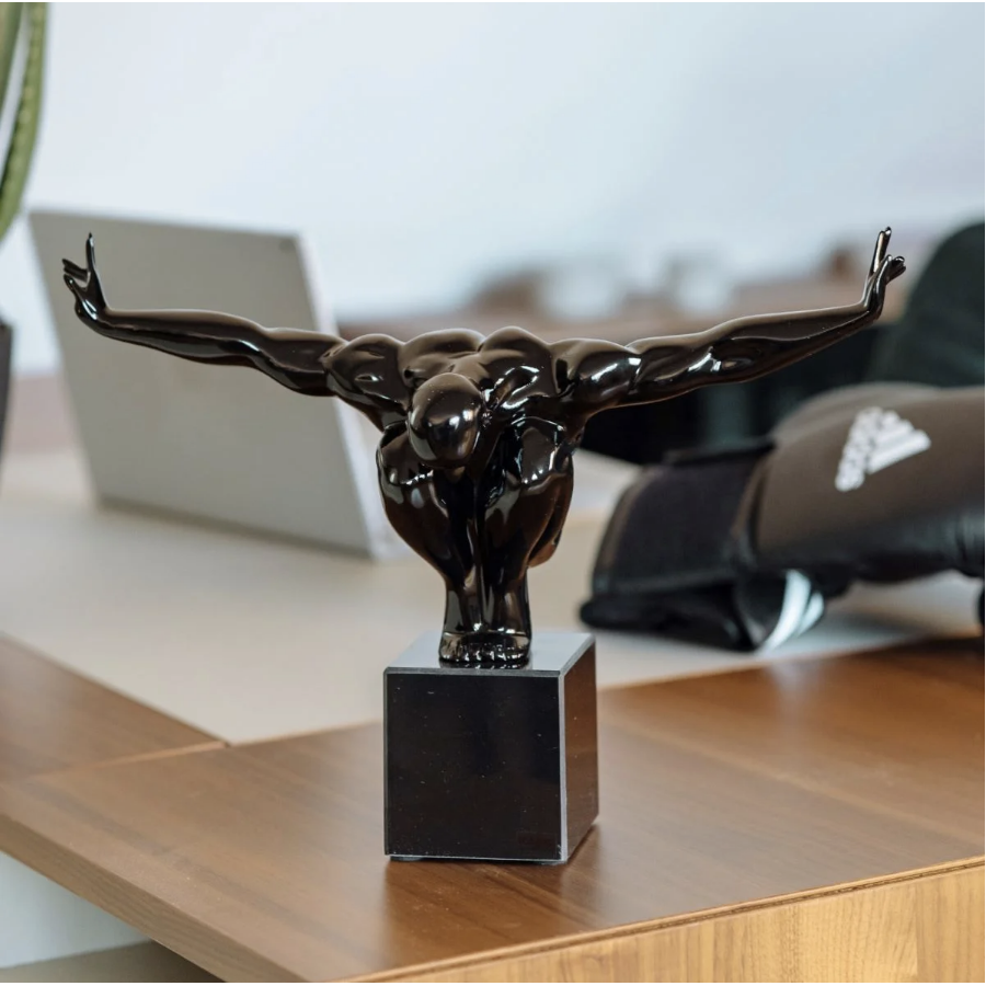 Kare Figurka dekoracyjna Deco Object Athlet Black Small 43cm