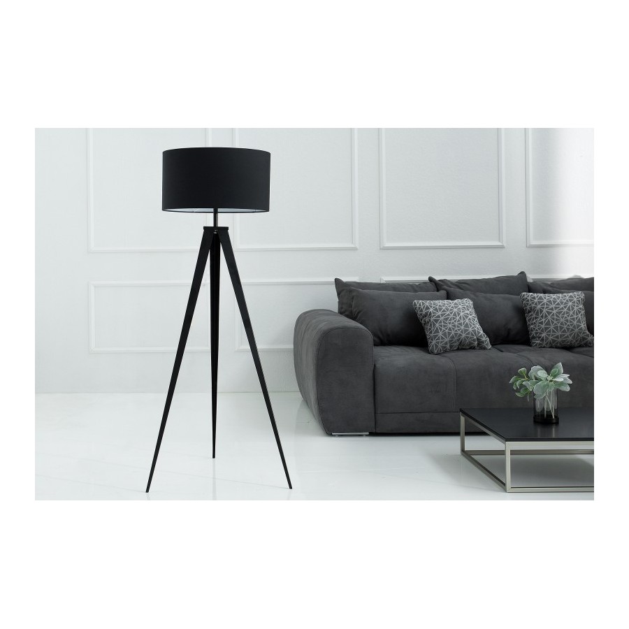 Lampa podłogowa Tripod czarna / 38683