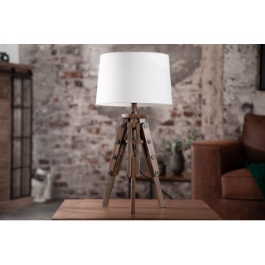 Lampa stołowa TRIPOD sosna biała 60cm / 40632