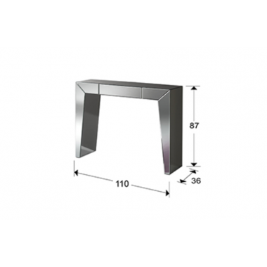 Schuller konsola ARTES lustrzana 110cm / 754861