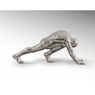 Schuller figurka dekoracyjna Asana silver 92cm / 767057