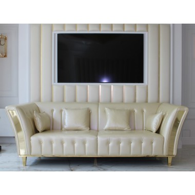 DIAMANTE WŁOSKA SOFA 2 OSOBOWA SKÓRZANA EKSKLUZYWNA 180cm / Adora