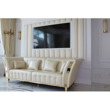 DIAMANTE WŁOSKA SOFA 2 OSOBOWA SKÓRZANA EKSKLUZYWNA 180cm / Adora