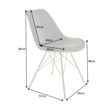 Krzesło Scandinavia aksamit ciemnozielony złote nogi / 42187