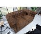 CHESTERFIELD Sofa  2 osobowa brązowy antyczny wygląd / 17109