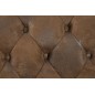 Invicta CHESTERFIELD Sofa 3 osobowa antyczny brąz mikrofibra 205 x 75 x 85cm / 17382