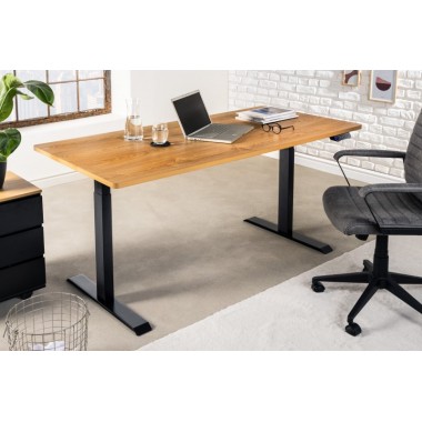 Invicta Biurko OAK DESK z regulacją wysokości dębowe 160cm / 41930