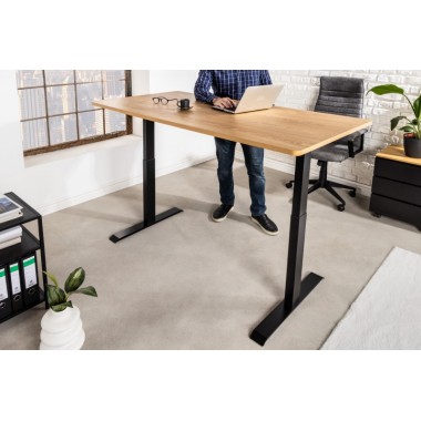 Invicta Biurko OAK DESK z regulacją wysokości dębowe 160cm / 41930