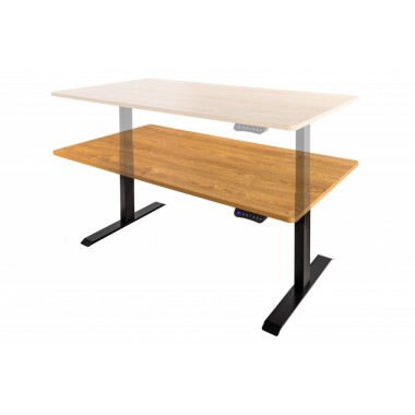 Invicta Biurko OAK DESK z regulacją wysokości dębowe 160cm / 41930