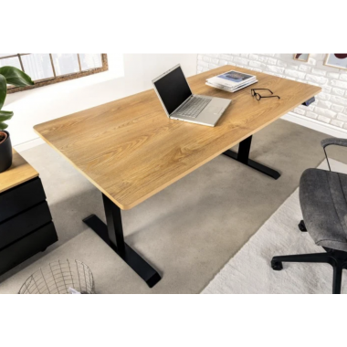 Invicta Biurko OAK DESK z regulacją wysokości dębowe 160cm / 41930