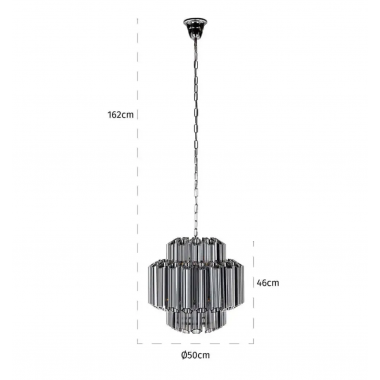 YALE Lampa wisząca mała 50cm / HL-0103