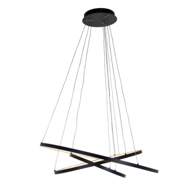 Lampa wisząca AMIRA black 80cm / HL-0123