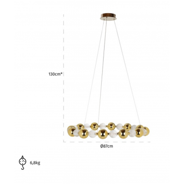 CHANDA Lampa wisząca 87cm / HL-0133