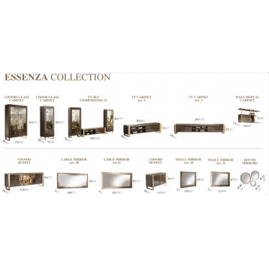 Essenza Włoski Zestaw TV Set composition 335cm / EssenzaAdora