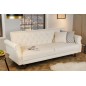 Invicta Sofa rozkładana MAISON BELLE ecru 220cm / 41498