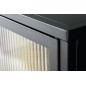 Invicta Witryna Dura Steel metal czarny żebrowane szkło 80cm / 41725 Invicta Witryna Dura Steel metal czarny żebrowane szkło 80cm / 41725