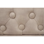 Invicta CHESTERFIELD Fotel szampański aksamit 110 x 70 x 86cm / 42312 Invicta CHESTERFIELD Fotel szampański aksamit 110 x 70 x 86cm / 42312