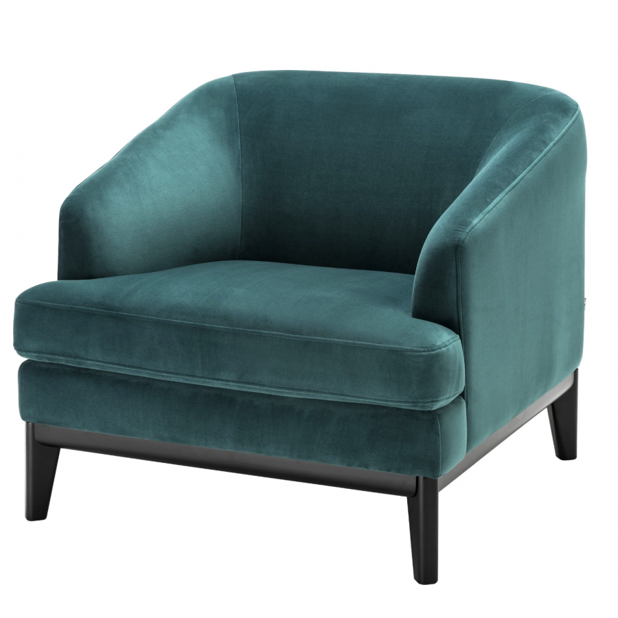 Eichholtz Fotel MONTEREY savona  sea green velvet 85 cm / 112710U