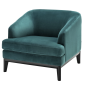 Eichholtz Fotel MONTEREY savona  sea green velvet 85 cm / 112710U