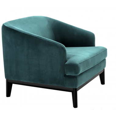 Eichholtz Fotel MONTEREY savona  sea green velvet 85 cm / 112710U