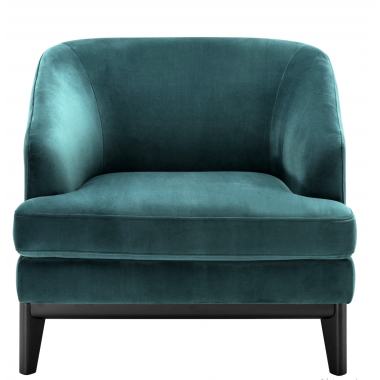 Eichholtz Fotel MONTEREY savona  sea green velvet 85 cm / 112710U