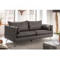 Invicta Sofa ROCCO 3 osobowa szara retro 194cm / 41449