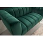 Invicta Sofa Noblesse 2 osobowa szmaragdowo zielony aksamit 165cm / 41247