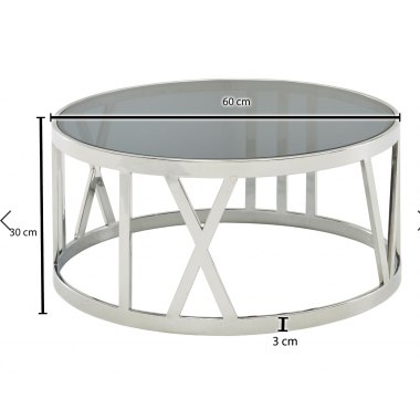 Wohnling stolik kawowy SOFATISCH Ø 60cm / WL6.674