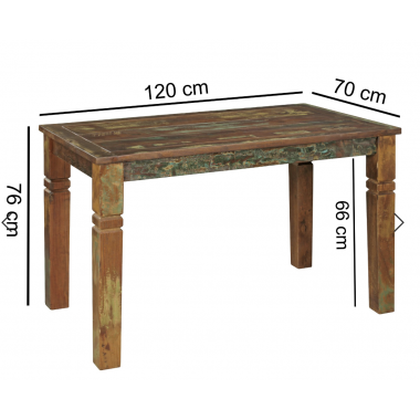 Wohnling Stół do jadalni Kalkutta 120cm / WL5.060