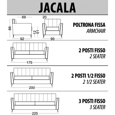 Włoska sofa JACALA / Tr