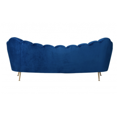 SOFA TAPICEROWANA MUSZLA COSETTE BLUE VELVET 230CM / S5120