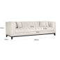 BEAUCHAMP Sofa tapicerowana 255cm / S5134 NATURAL RENEGADE