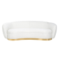 SOFA WAYLON PERUGIA WHITE BOUCLÉ 221CM / S5131