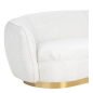 SOFA WAYLON PERUGIA WHITE BOUCLÉ 221CM / S5131