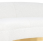 SOFA WAYLON PERUGIA WHITE BOUCLÉ 221CM / S5131