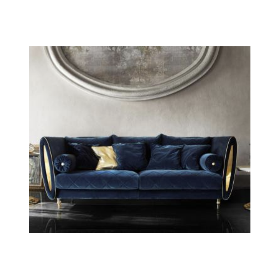 SIPARIO Włoska Sofa 2 osobowa z poduszkami 195cm / ADORA