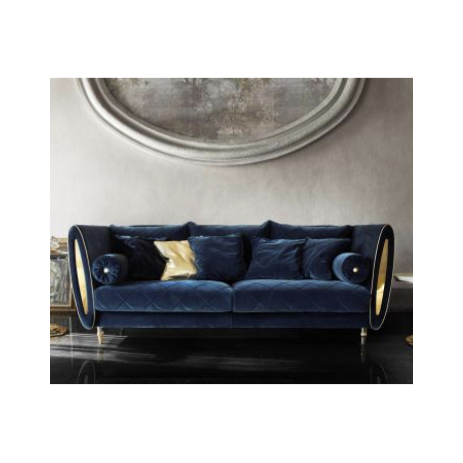 SIPARIO Włoska Sofa 3 osobowa z poduszkami 234cm / ADORA