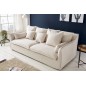 Invicta Sofa HEAVEN 3 osobowa lniana naturalna 215cm / 22689