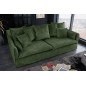 Invicta Sofa Heaven 3 osobowa ciemnozielony aksamit 215cm / 40833