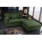 Invicta Sofa Heaven 3 osobowa ciemnozielony aksamit 215cm / 40833