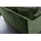 Invicta Sofa Heaven 3 osobowa ciemnozielony aksamit 215cm / 40833