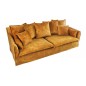 Invicta Sofa Heaven 3 osobowa musztardowy aksamit 215cm / 40831