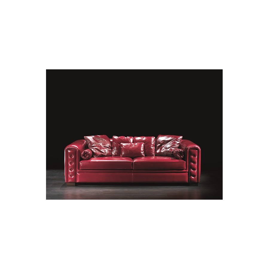 Włoska sofa skórzana MANSELl /BRISTOLL  LEATHER dwu osobowa 180 cm / EP