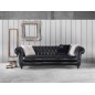 Włoska Sofa skórzana  MAJESTIC CONCEPT LEATHER dwu osobowa 183 cm / EP