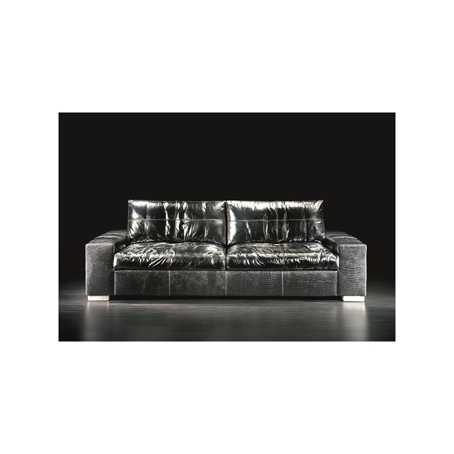 Włoska Sofa skórzana IKE LEATHER dwu osobowa 178 cm / EP