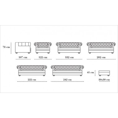 Sofa GORKY LEATHER / EP