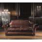 Włoska Sofa skórzana rozkładana GISELLE LEATHER dwu osobowa / EP