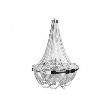 Żyrandol ROYAL 70cm srebrny / 39096