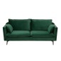 Sofa FAMOUS 3 osobowa zielony aksamit 210cm /40086