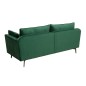 Sofa FAMOUS 3 osobowa zielony aksamit 210cm /40086